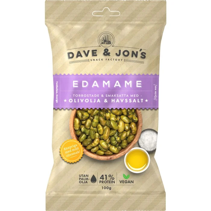 Roasted edamame beans by Dave and Jon's