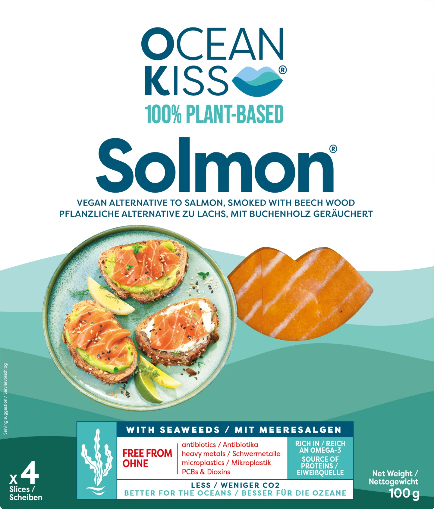 Salmon slices by Ocean kiss
