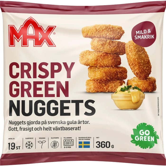 Crispy green nuggets by Max